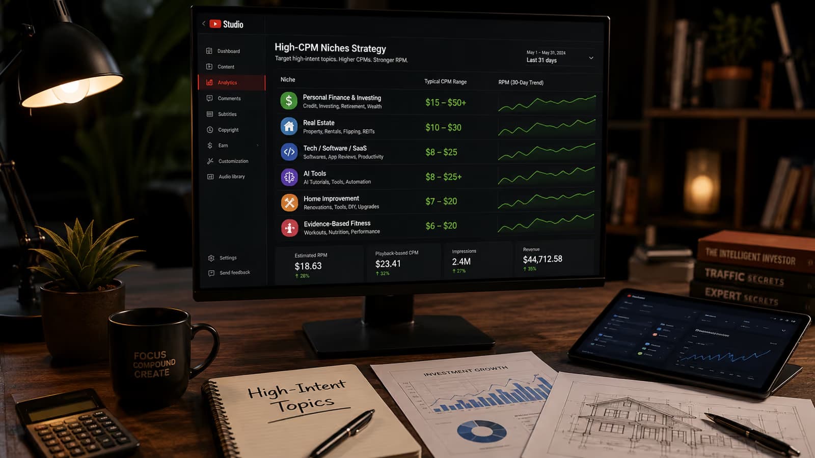 How High-Paying Niches Yield $30 CPMs While Others Struggle at $2