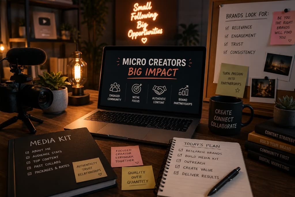 Comment les micro-créateurs décrochent des sponsos sans audience massive